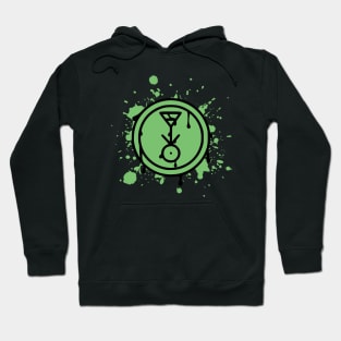 Plant Glyph Splat Hoodie